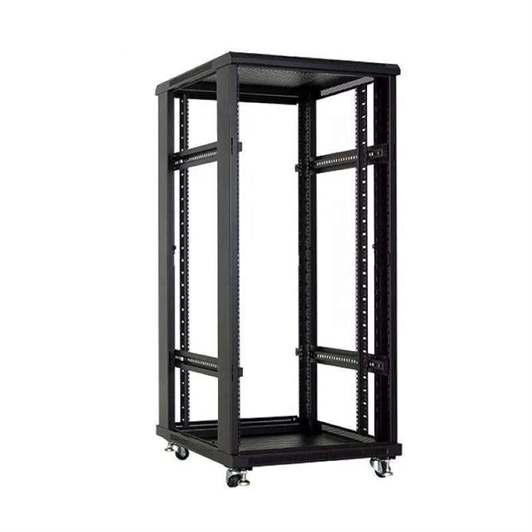How many units U are typically included in a network server rack model 